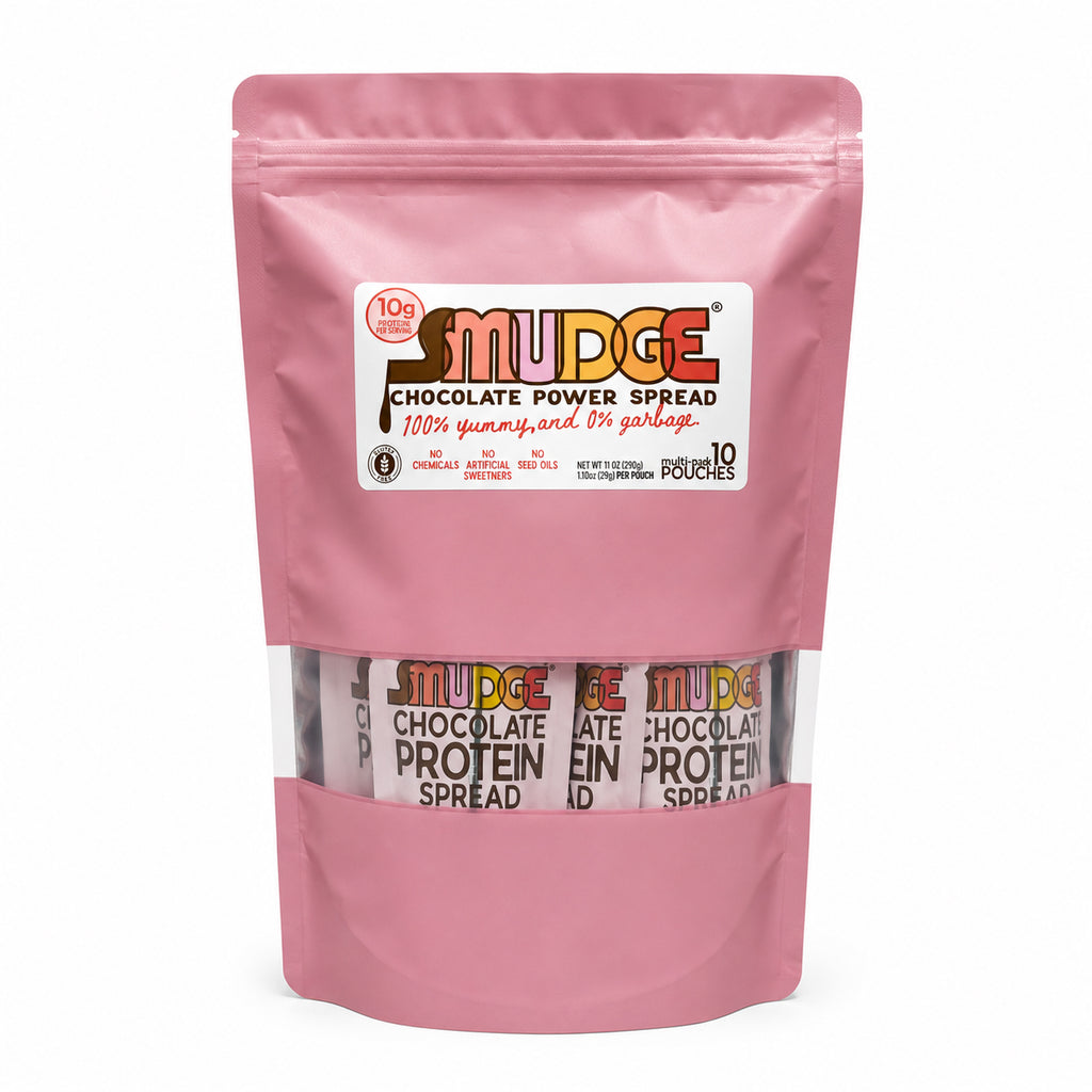 SMUDGE® Chocolate Protein Spread - 10 Count Multipack - Individual Serving Pouches