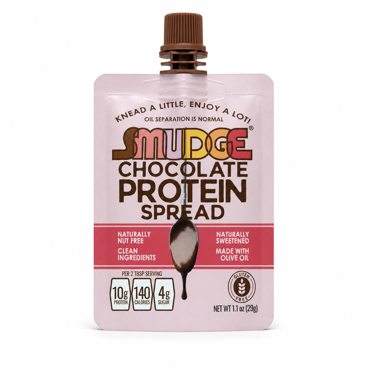 SMUDGE® Chocolate Protein Spread - 10 Count Multipack - Individual Serving Pouches